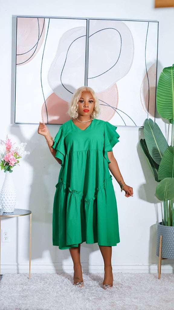 Vina Dress (Green)