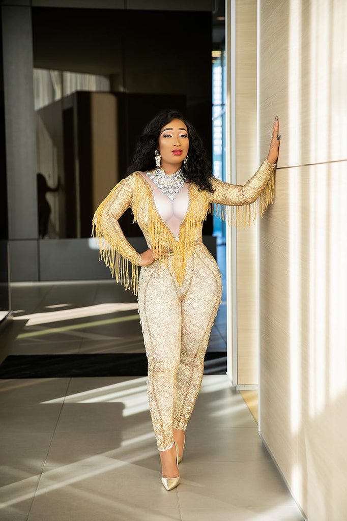 ALEXA BLING JUMPSUIT