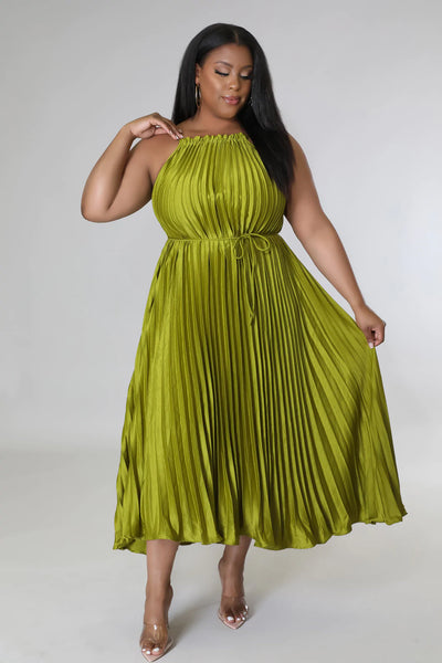 Pleated dress size 20 best sale