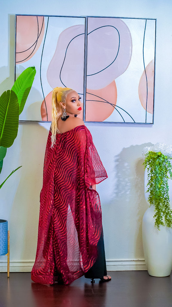 Aisha Cape Jumpsuit (Black)