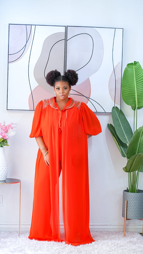Katy Jumpsuit (Orange)