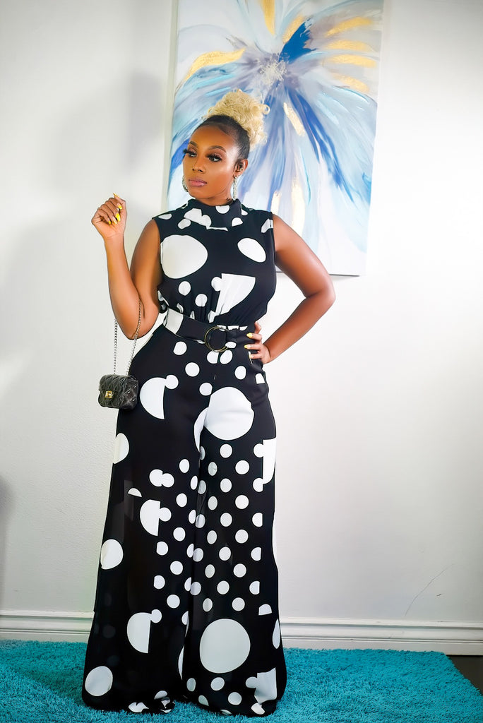 POLKA DOT JUMPSUIT