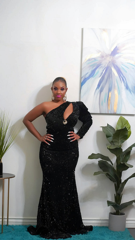 Gladys Sequins Maxi