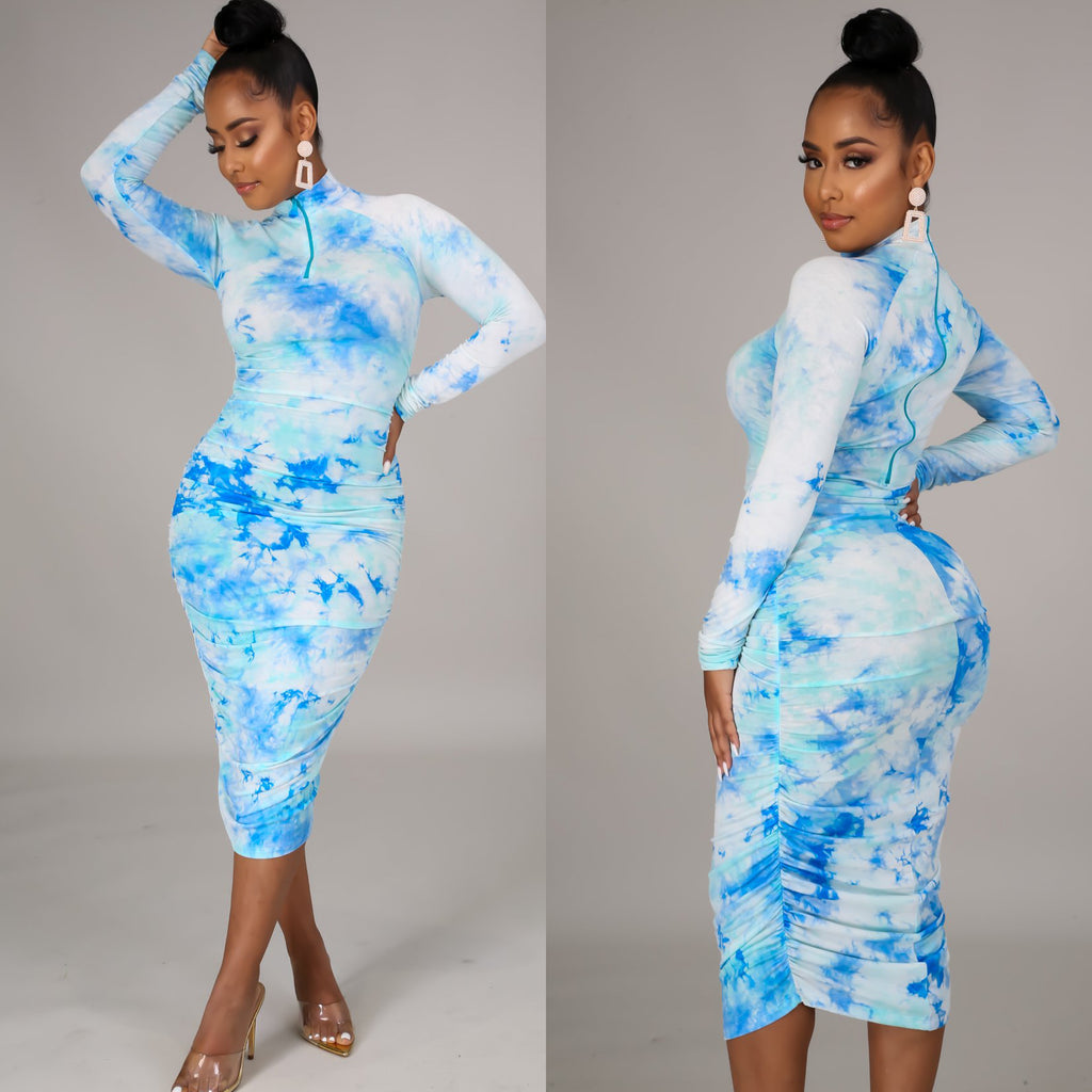KYLIE TIE DYE DRESS