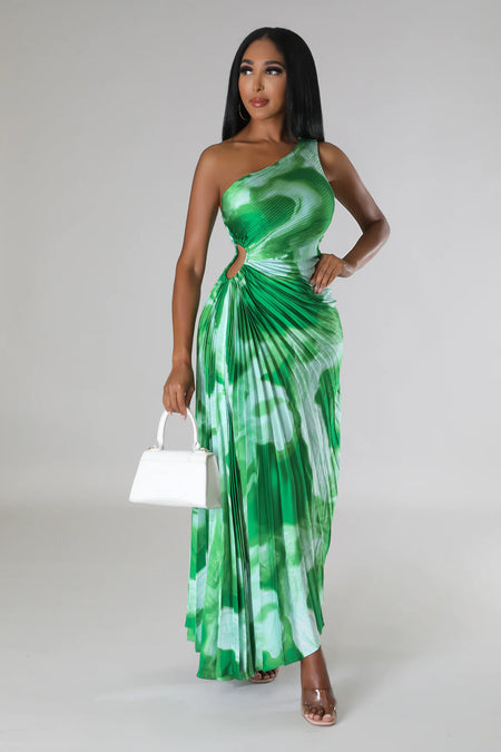 Megan Sequins Maxi (Green)