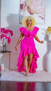 Madison Dress (Fuchsia)