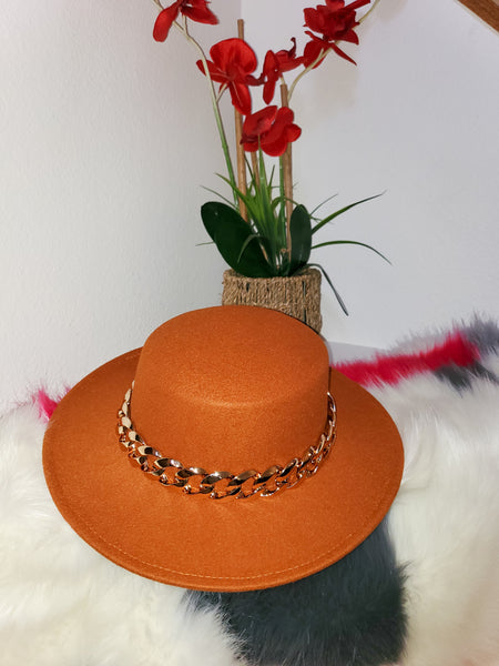 CHAINED FEDORA HAT