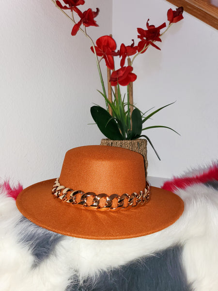 CHAINED FEDORA HAT