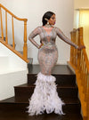 CRYSTALS AND FEATHERS MAXI