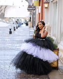 EMMA TULLE MAXI