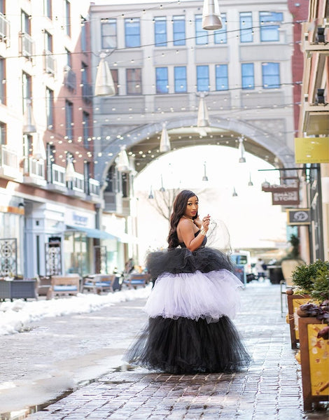 EMMA TULLE MAXI