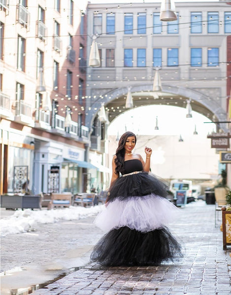 EMMA TULLE MAXI
