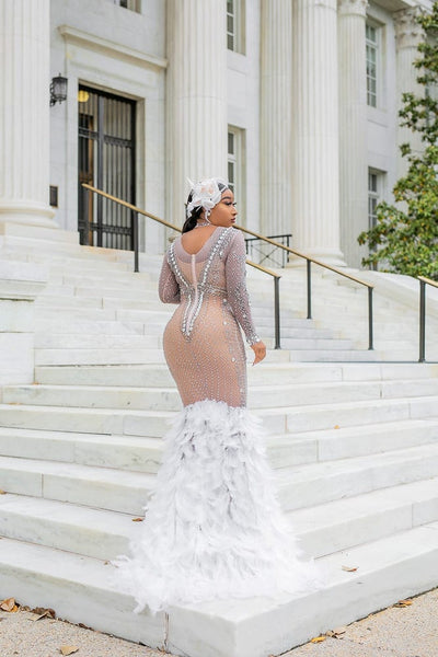 CRYSTALS AND FEATHERS MAXI