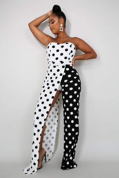 POLKA DOT JUMPSUIT