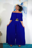 TERRA PLEATED JUMPSUIT