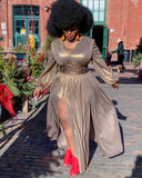 GOLD SHIMMER MAXI