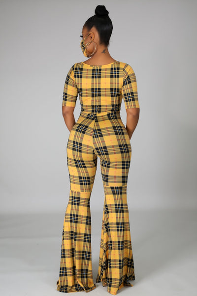 MY PLAID JUMPSUIT