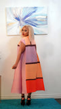 MAVY COLOR BLOCK DRESS