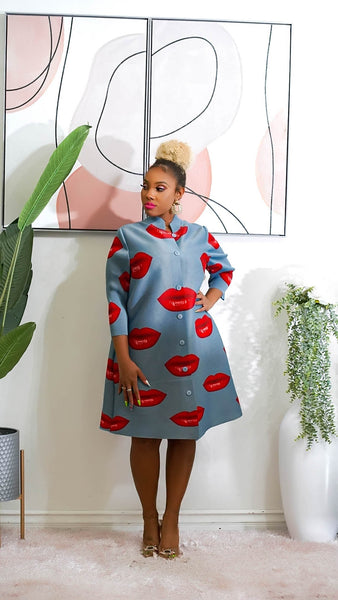 Lips and Kisses Dress