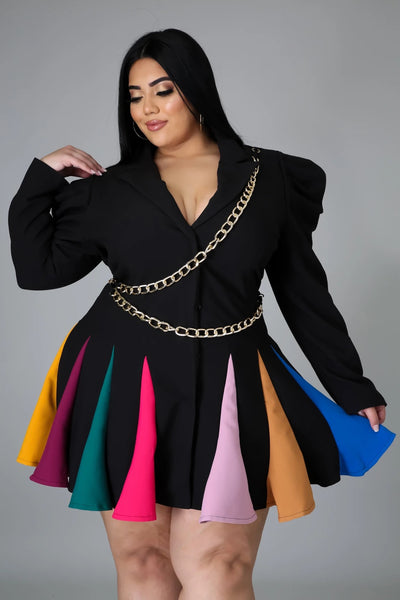 RAINBOW CHAIN DRESS