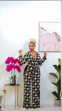 Opal Houndstooth Jumpsuit