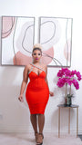 Luna Bandage Dress (Red)