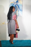 COLOR BLOCK DRESS