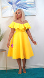 ALINA DRESS (YELLOW)