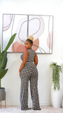 Sally Houndstooth Jumpsuit