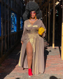 GOLD SHIMMER MAXI