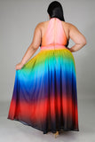 CRISS CROSS OMBRÉ MAXI