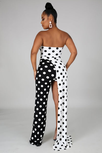 POLKA DOT JUMPSUIT