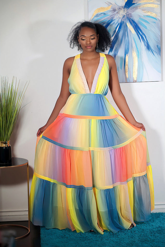 Rainbow maxi deals