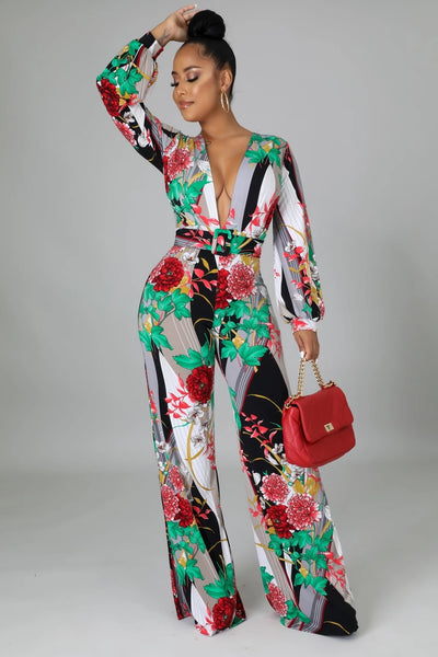 JUDI FLORAL JUMPSUIT