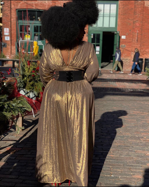 GOLD SHIMMER MAXI