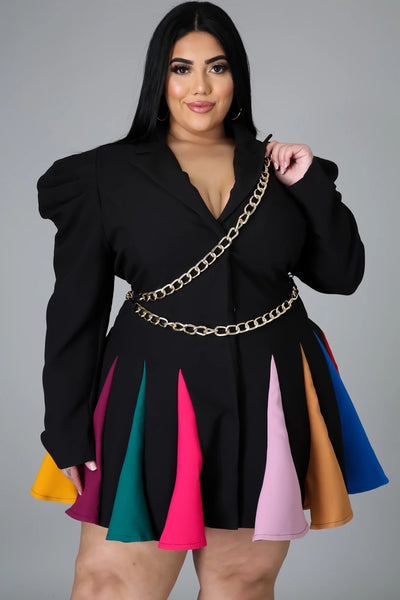 RAINBOW CHAIN DRESS