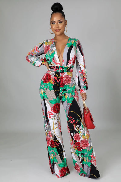 JUDI FLORAL JUMPSUIT