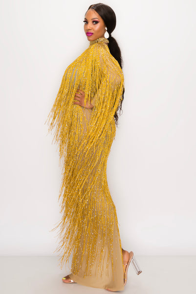 KIMORA FRINGE DRESS