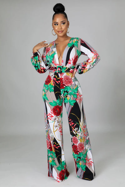 JUDI FLORAL JUMPSUIT