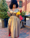 GOLD SHIMMER MAXI