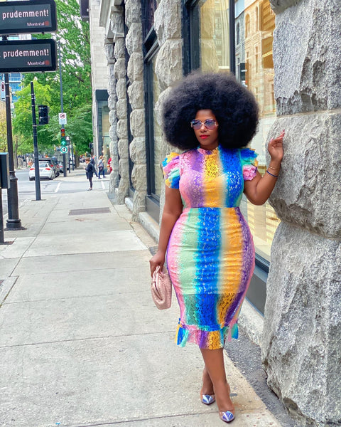 COLOR MY WORLD LACE DRESS
