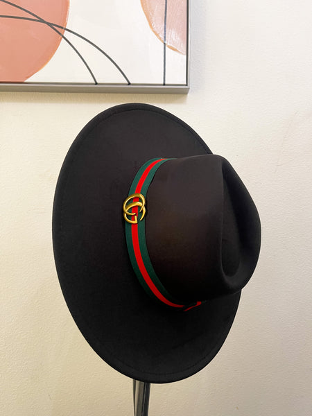 Bianca Fedora Hat (Black)