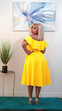 ALINA DRESS (YELLOW)