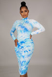 KYLIE TIE DYE DRESS