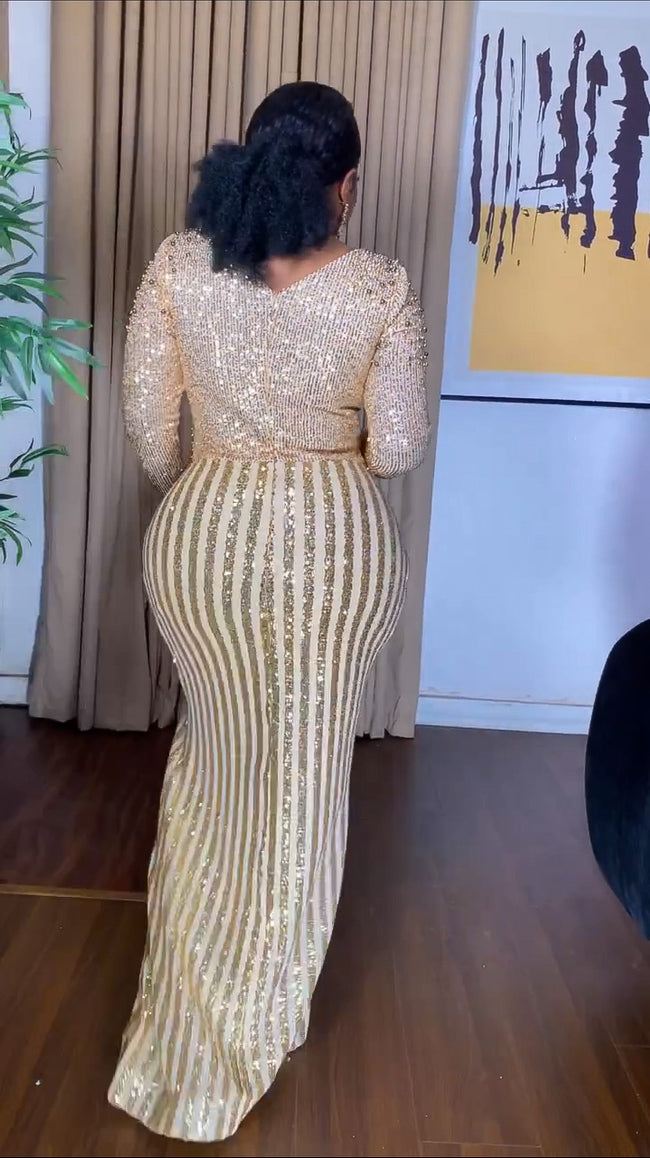 Tamie Sequins Maxi (Gold)