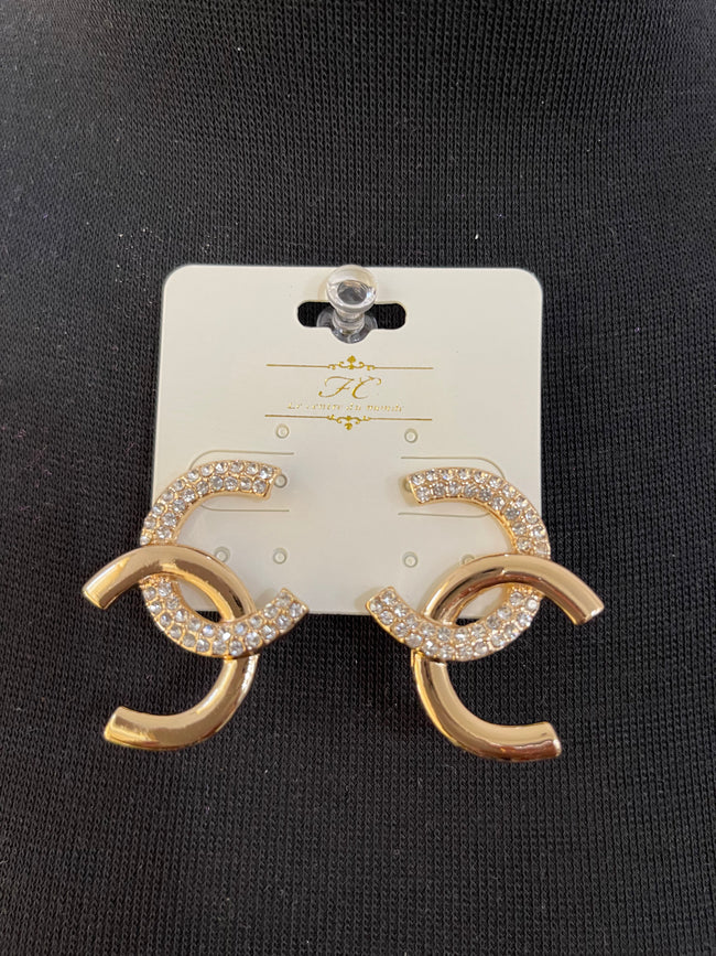 Double C Earrings