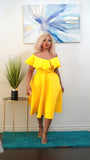 ALINA DRESS (YELLOW)