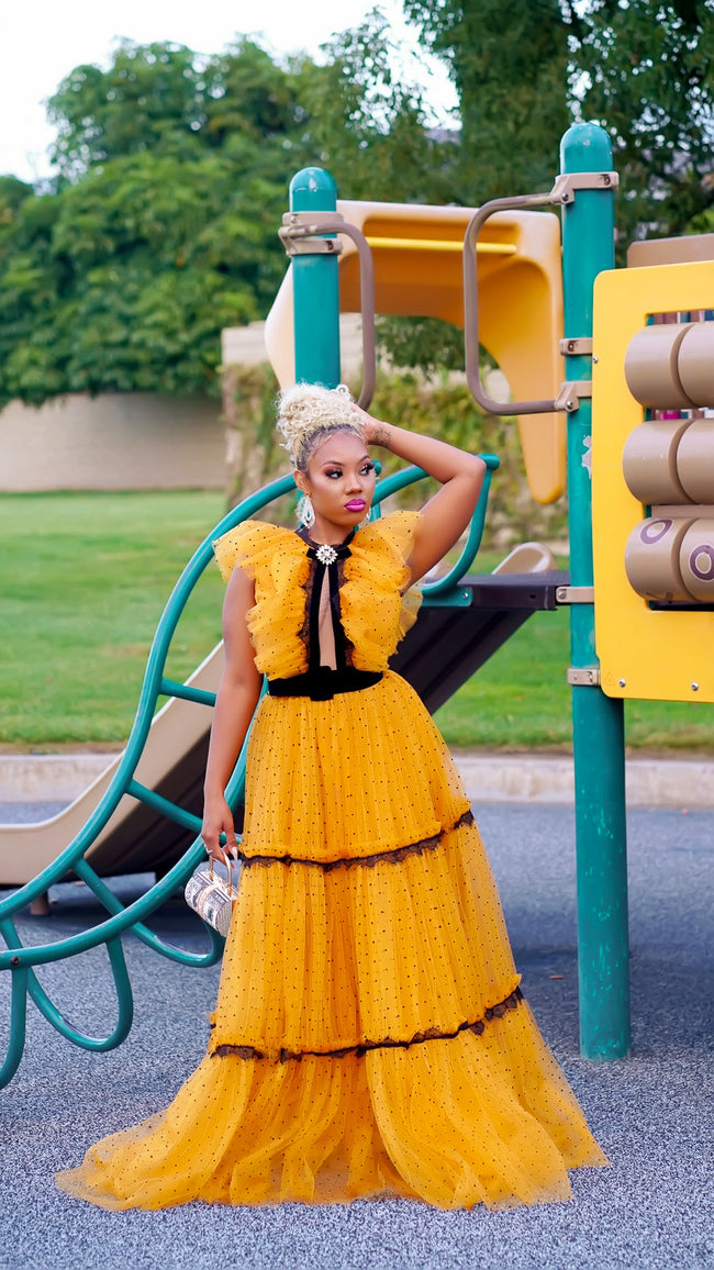 Cindy Luxe Tulle Maxi