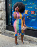 COLOR MY WORLD LACE DRESS