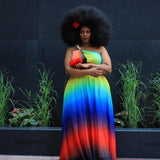 CRISS CROSS OMBRÉ MAXI